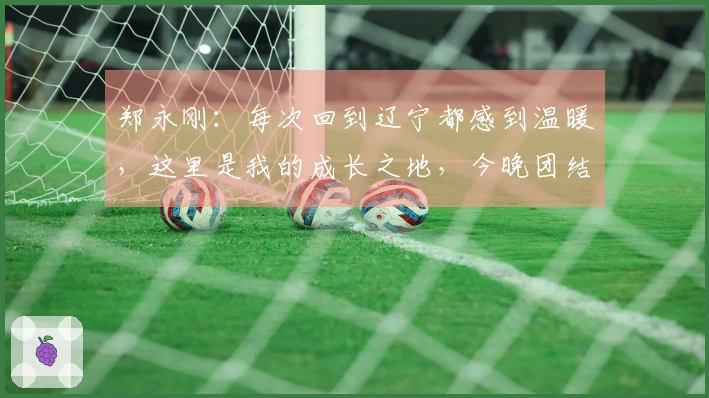 郑永刚：每次回到辽宁都感到温暖，这里是我的成长之地，今晚团结一致是胜利关键。