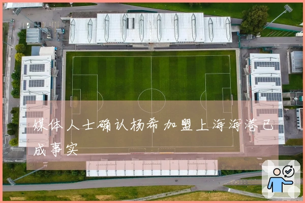 媒体人士确认杨希加盟上海海港已成事实